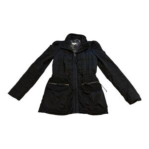 Wilfred | Aritiza Black Marquis Quilted Military Style Jacket - Size Small